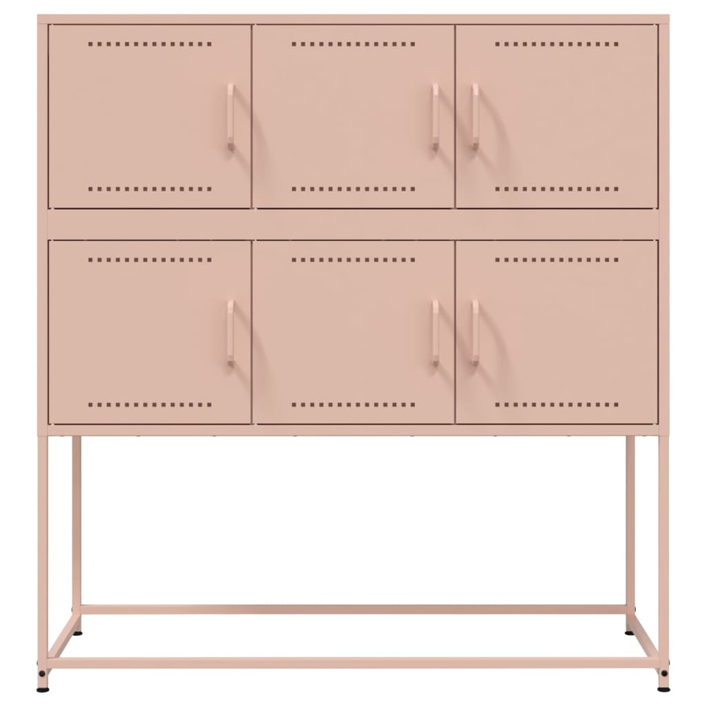 Credenza Rosa 100,5x39x107 cm in Acciaio