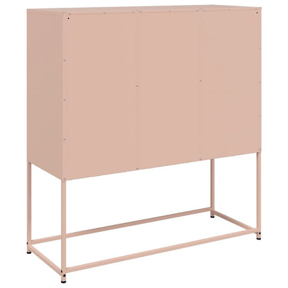 Credenza Rosa 100,5x39x107 cm in Acciaio