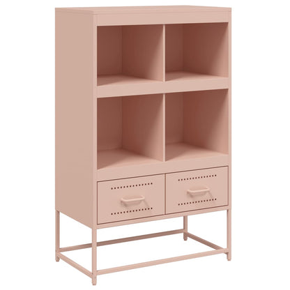 Credenza Rosa 68x39x111,5 cm Acciaio - homemem39