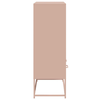 Credenza Rosa 68x39x111,5 cm Acciaio