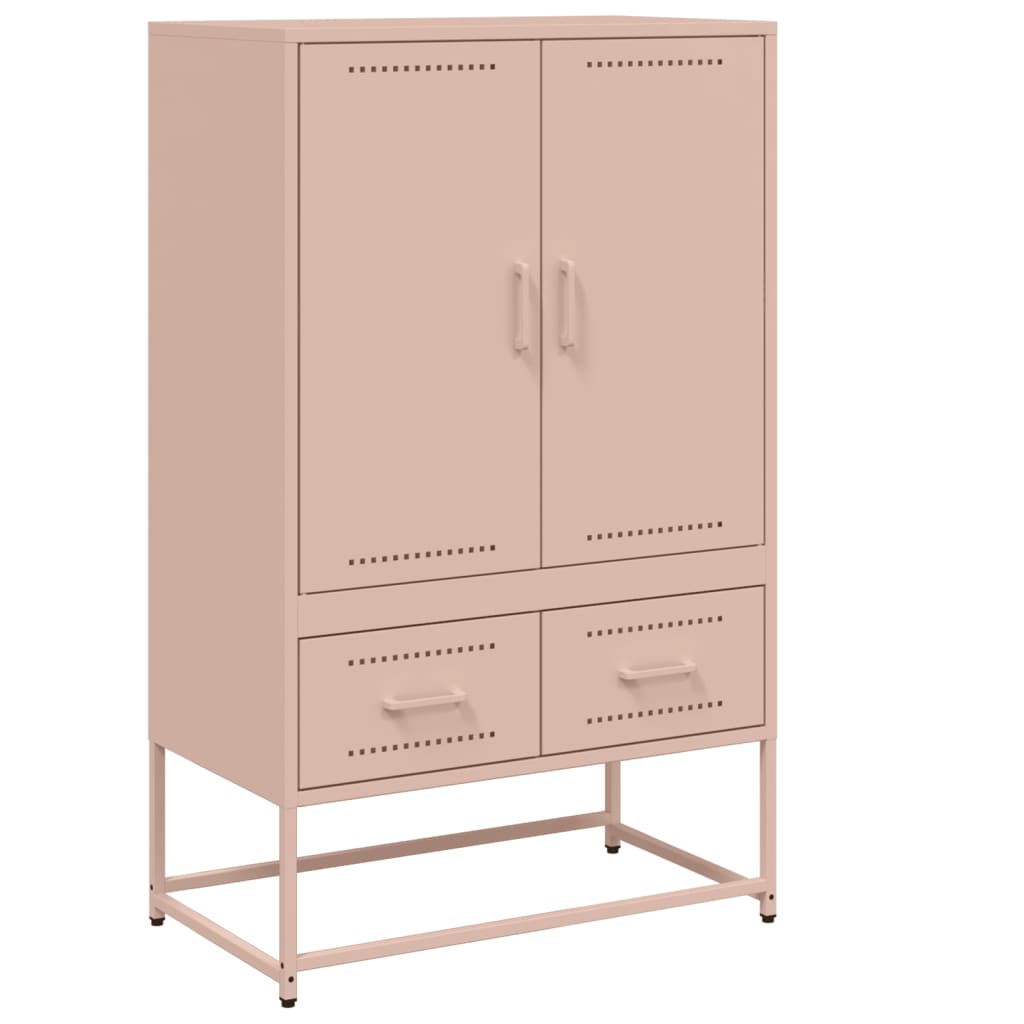 Credenza Rosa 68x39x111,5 cm Acciaio