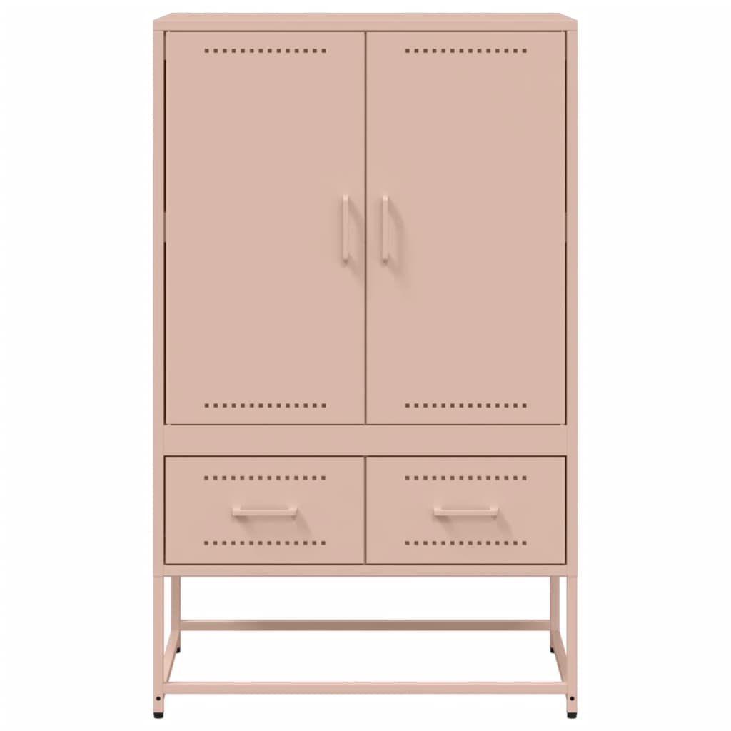 Credenza Rosa 68x39x111,5 cm Acciaio