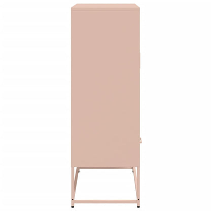 Credenza Rosa 68x39x111,5 cm Acciaio