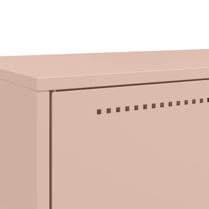 Credenza Rosa 68x39x111,5 cm Acciaio