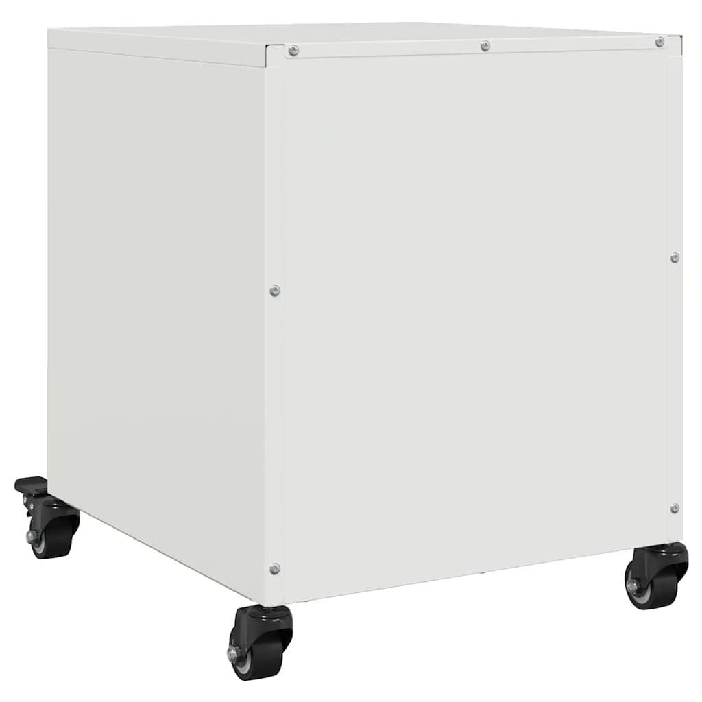 Comodini 2 pz Bianchi 36x39x43,5 cm in Acciaio - homemem39