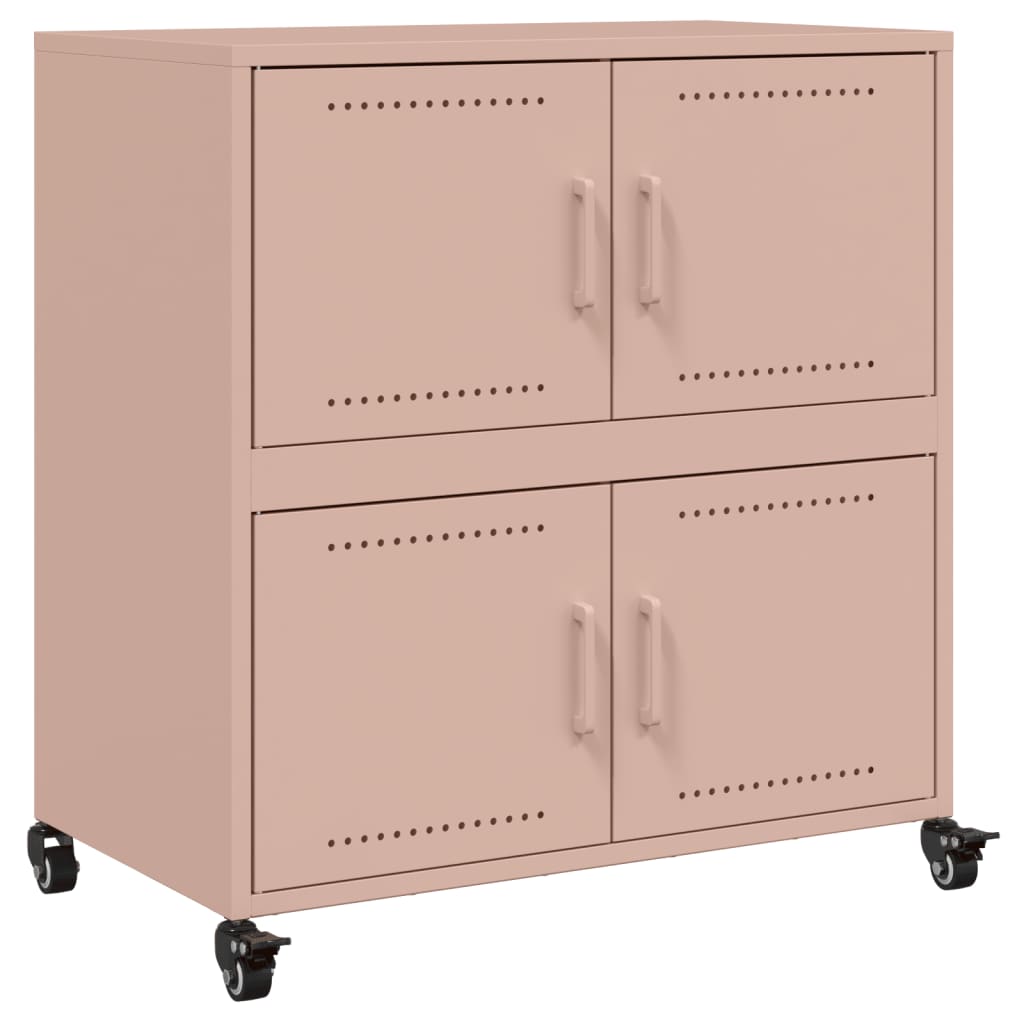 Credenza Rosa 68x39x72 cm in Acciaio