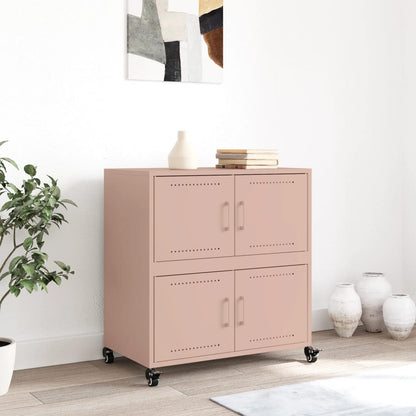 Credenza Rosa 68x39x72 cm in Acciaio