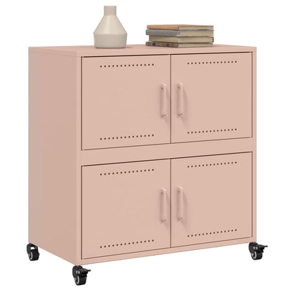 Credenza Rosa 68x39x72 cm in Acciaio