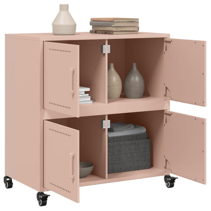 Credenza Rosa 68x39x72 cm in Acciaio