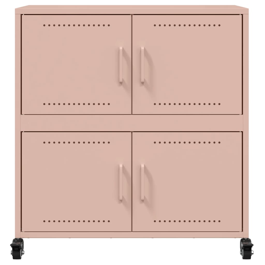 Credenza Rosa 68x39x72 cm in Acciaio