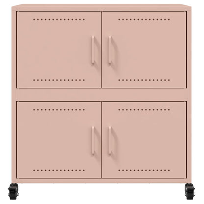 Credenza Rosa 68x39x72 cm in Acciaio