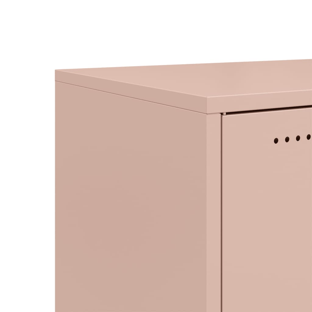 Credenza Rosa 68x39x72 cm in Acciaio