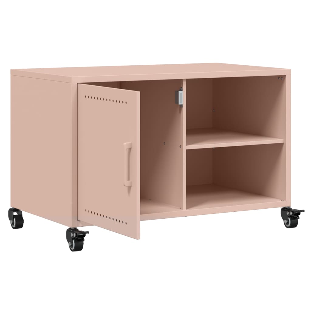 Mobile TV Rosa 68x39x43,5 cm in Acciaio - homemem39