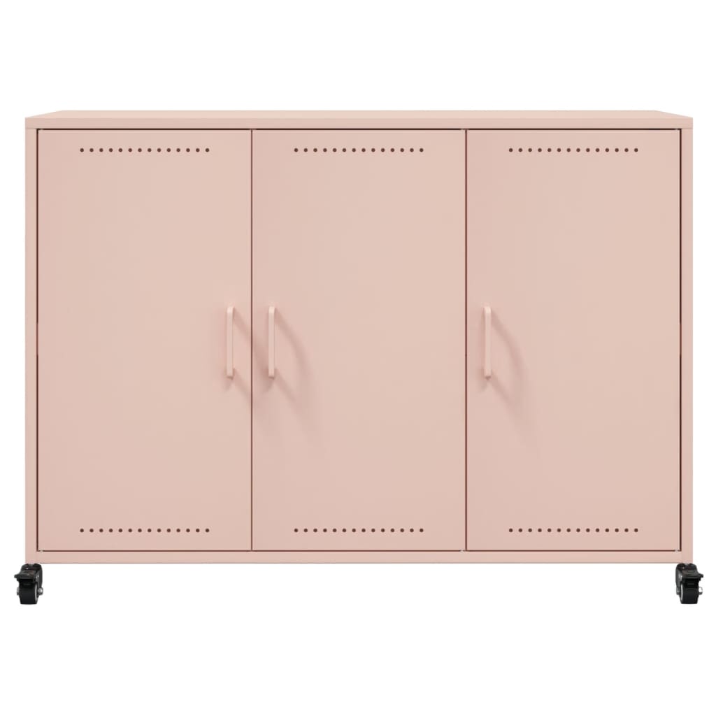 Credenza Rosa 100,5x39x72 cm in Acciaio