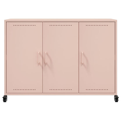 Credenza Rosa 100,5x39x72 cm in Acciaio