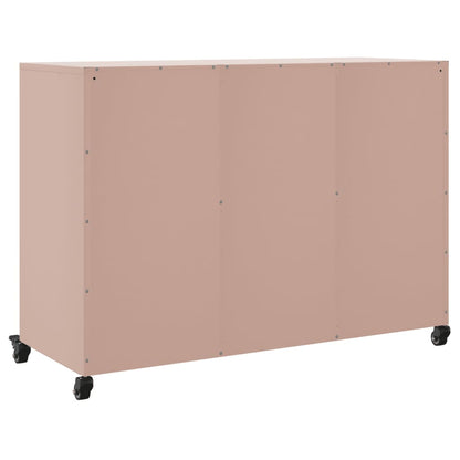 Credenza Rosa 100,5x39x72 cm in Acciaio