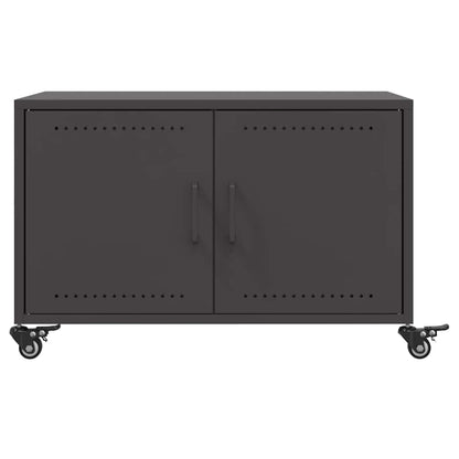 Tavolino da Salotto Nero 100,5x39x72 cm in Acciaio | homemem39