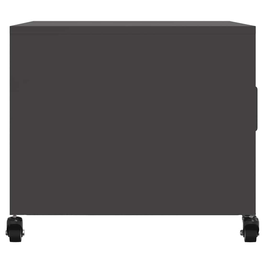 Tavolino da Salotto Nero 100,5x39x72 cm in Acciaio | homemem39