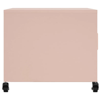 Tavolino da Salotto Rosa 100,5x39x72 cm in Acciaio | homemem39