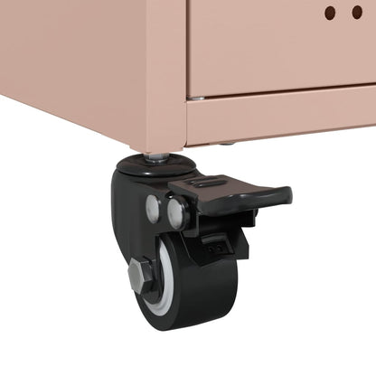 Mobile TV Rosa 100,5x39x43,5 cm in Acciaio - homemem39