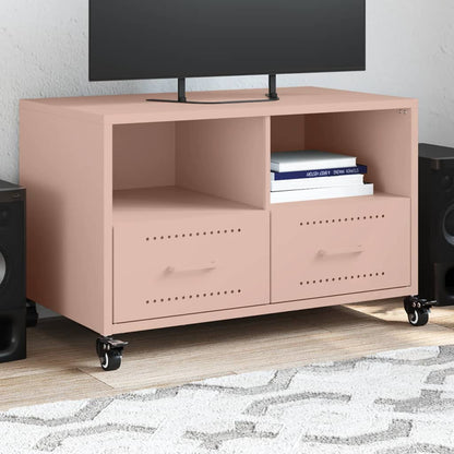 Mobile TV Rosa 68x39x43,5 cm in Acciaio - homemem39