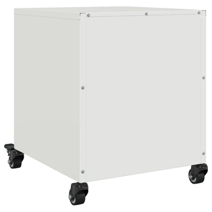 Comodini 2 pz Bianchi 36x39x43,5 cm in Acciaio - homemem39