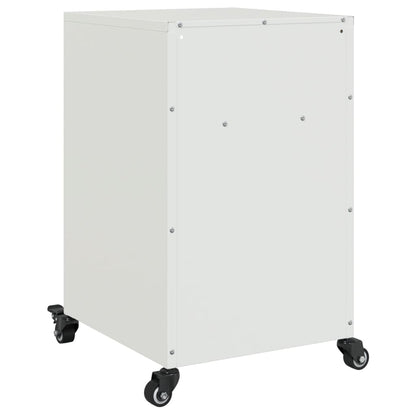 Comodini 2 pz Bianchi 36x39x59 cm in Acciaio | homemem39