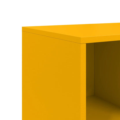 Credenza Giallo Senape 100,5x39x72 cm in Acciaio - homemem39