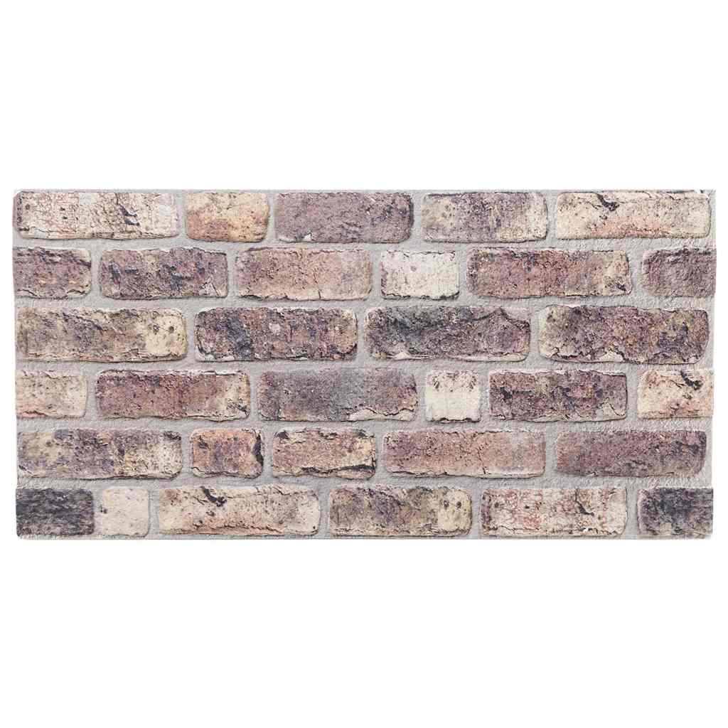 Pannelli Murali 3D 10 pz Marrone Scuro 100x50 cm EPS