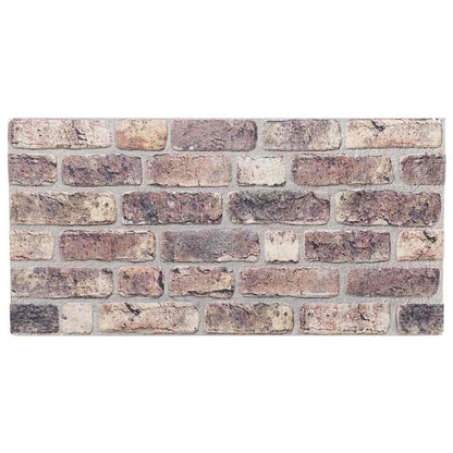 Pannelli Murali 3D 10 pz Marrone Scuro 100x50 cm EPS