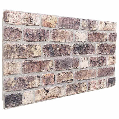 Pannelli Murali 3D 10 pz Marrone Scuro 100x50 cm EPS