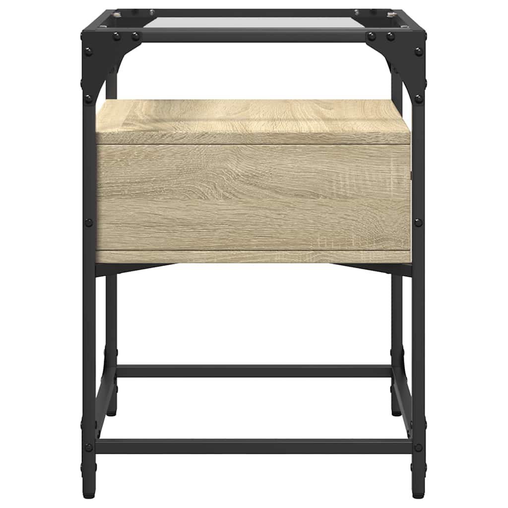 Comodino Rovere Sonoma 40x40x55 cm in Legno Multistrato - homemem39