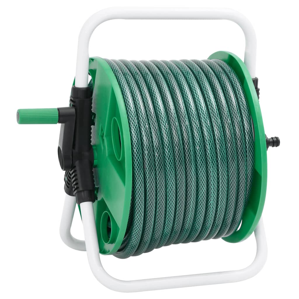 Avvolgitubo Verde Autoportante con Tubo 20 m PVC