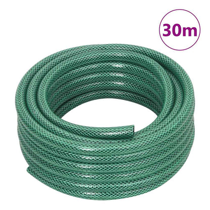 Avvolgitubo Autonomo Verde con Set Raccordi Tubo 0,5" 30 m PVC