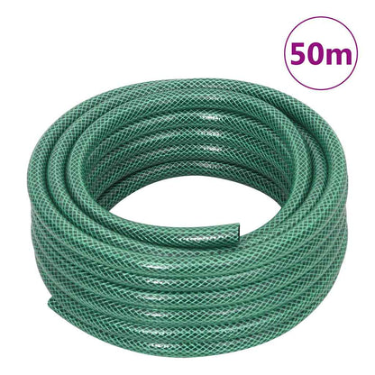 Avvolgitubo Autonomo Verde con Set Raccordi Tubo 0,5" 50 m PVC