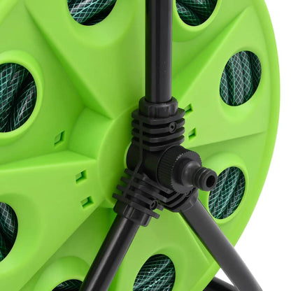 Avvolgitubo Autonomo Verde con Set Raccordi Tubo 0,75" 20 m PVC