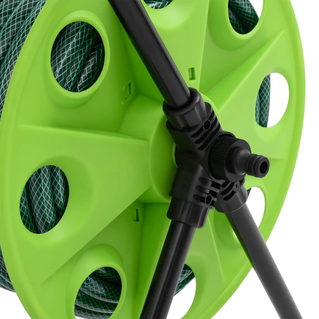 Carrello Avvolgitubo Giardino con Tubo 30 m PVC