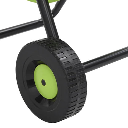 Carrello Avvolgitubo Verde con Set Raccordi Tubo 0,5" 30 m PVC