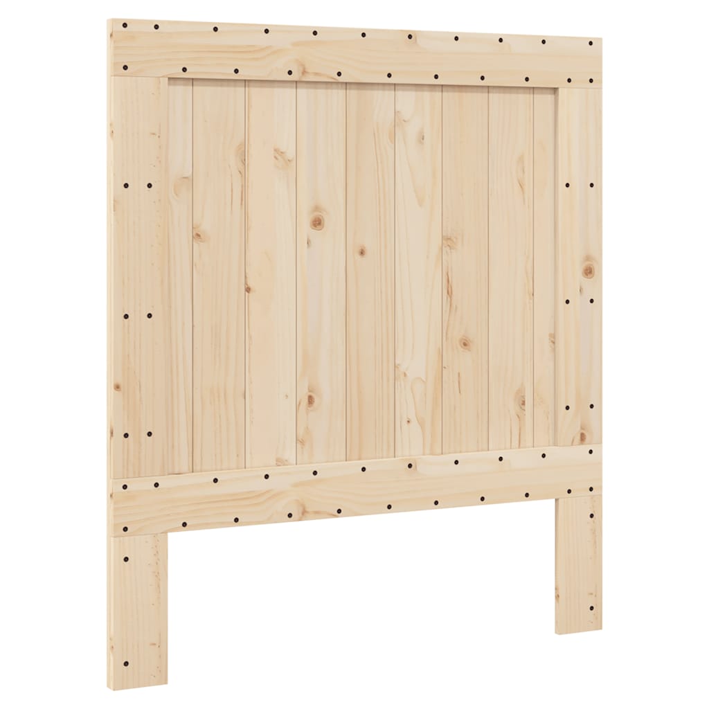 Giroletto con Testiera 90x200 cm in Legno Massello di Pino | homemem39