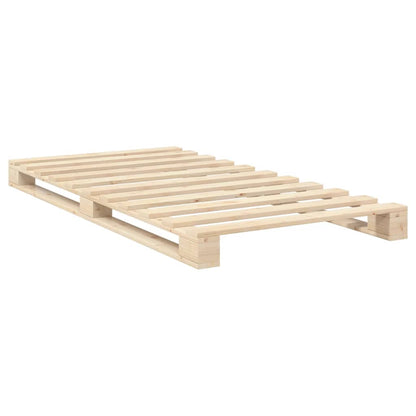 Giroletto con Testiera 100x200 cm Legno Massello di Pino | homemem39