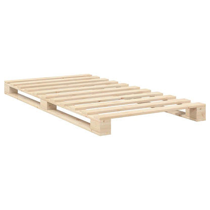 Giroletto con Testiera 100x200 cm Legno Massello di Pino