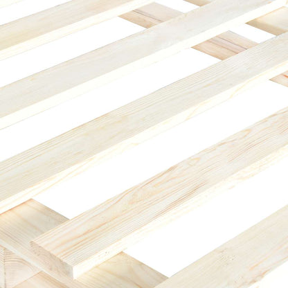 Giroletto con Testiera 90x200 cm in Legno Massello di Pino | homemem39