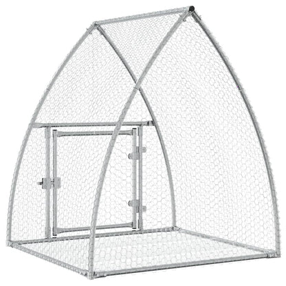 Conigliera Argento 105x100x120 cm in Acciaio Zincato | homemem39