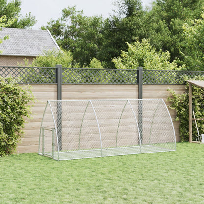 Conigliera Argento 105x300x120 cm in Acciaio Zincato | homemem39