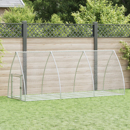 Conigliera Argento 105x300x120 cm in Acciaio Zincato | homemem39