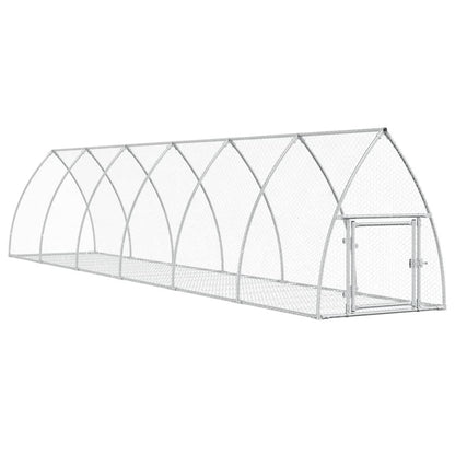 Conigliera Argento 105x600x120 cm in Acciaio Zincato | homemem39