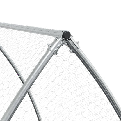 Conigliera Argento 105x600x120 cm in Acciaio Zincato | homemem39