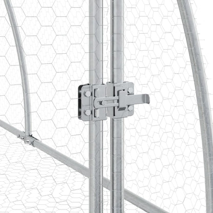 Conigliera Argento 105x600x120 cm in Acciaio Zincato | homemem39