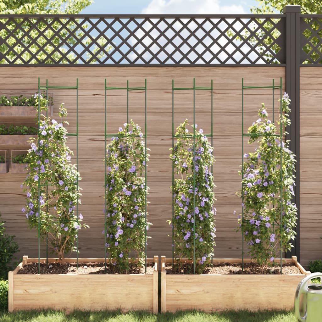 Sostegni per Pomodori 4pz 154 cm in Acciaio e PP