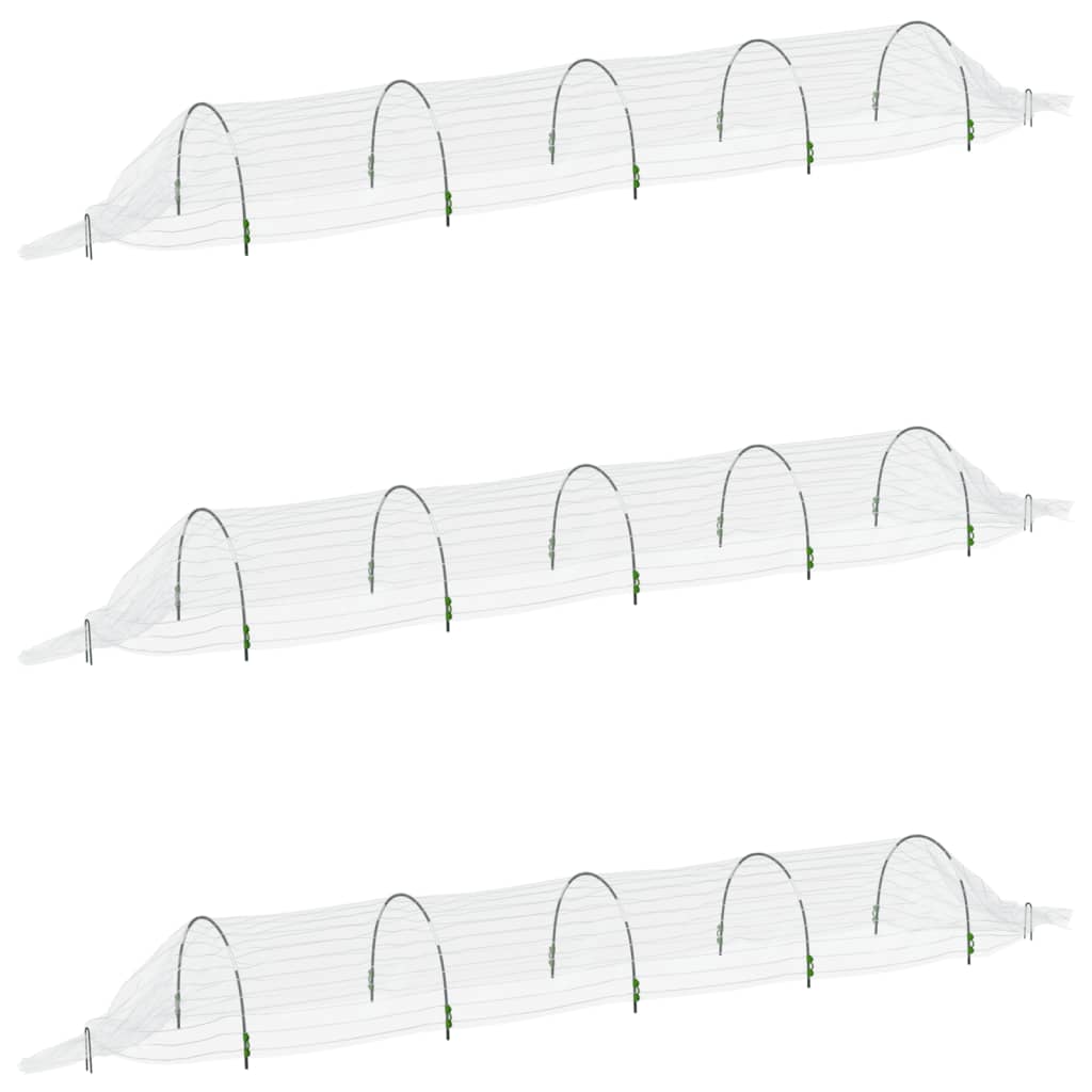 Tunnel in Rete 3pz 1,5x5 m in Fibra di Vetro e PP